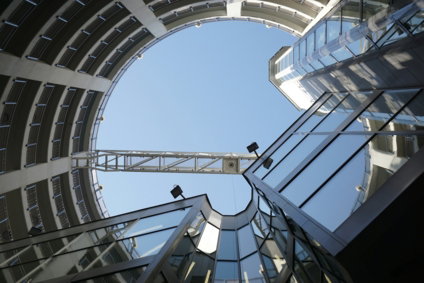 white and black concrete building